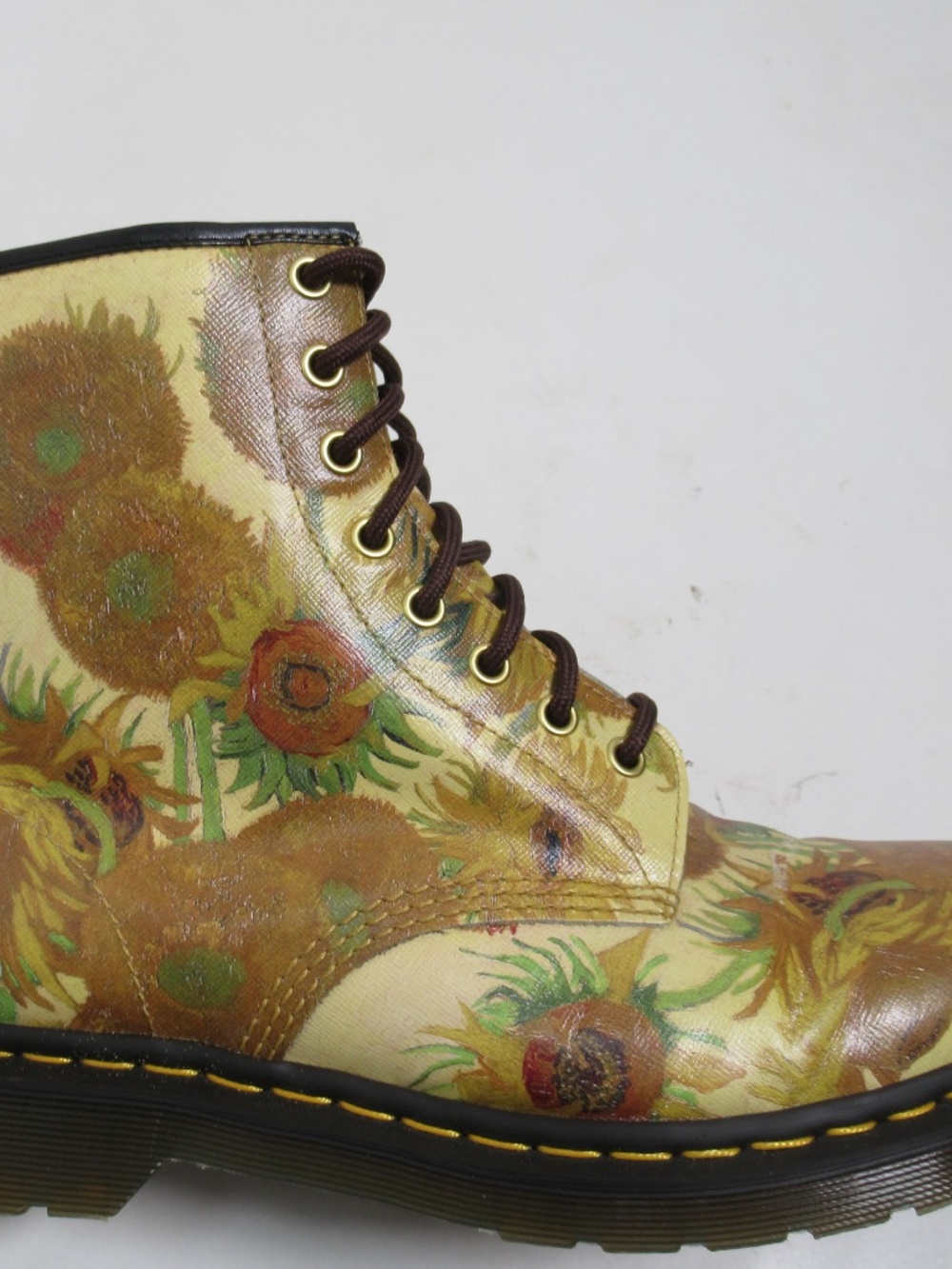 Dr. Martens x The National Gallery 1460 Van Gogh Lace up Boots Yellow 11M / 12L